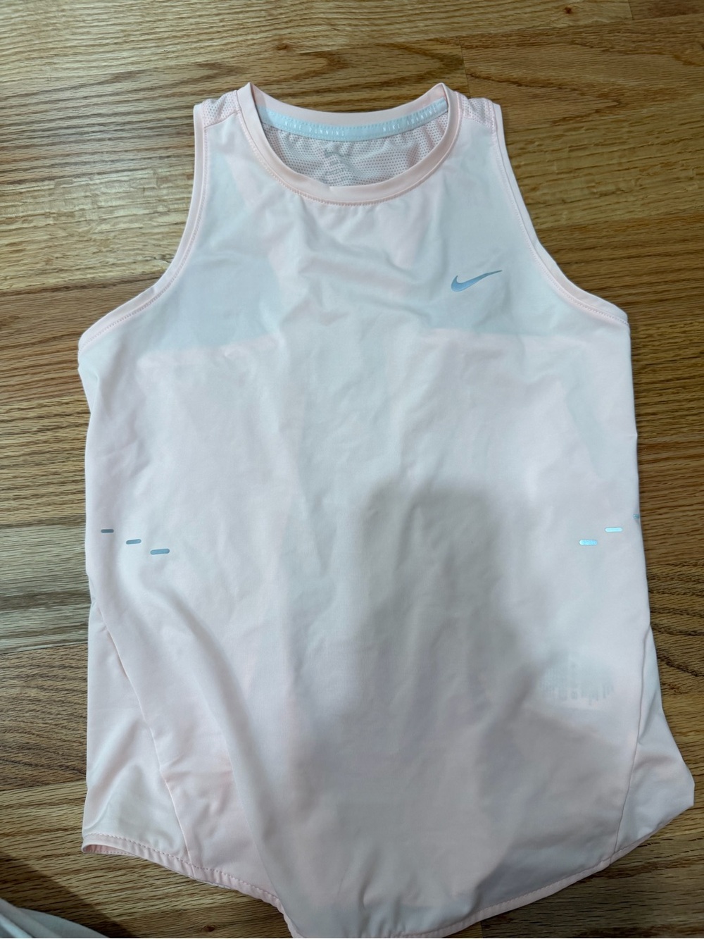 Nike Pale Pink Sleeveless Athletic Tank with Swoosh